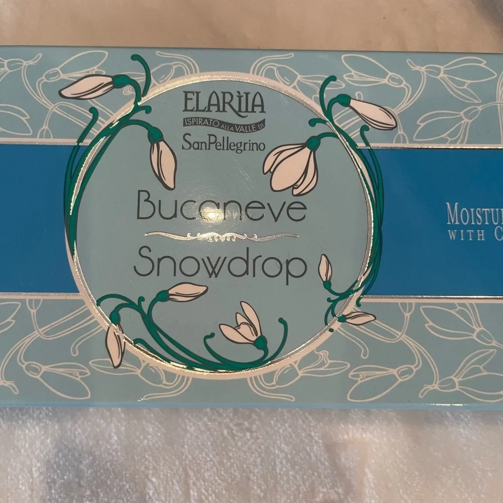 Perlier Elariia San Pellegrino Bucuneve Snowdrop 3 Pack Moisturizing Soap
